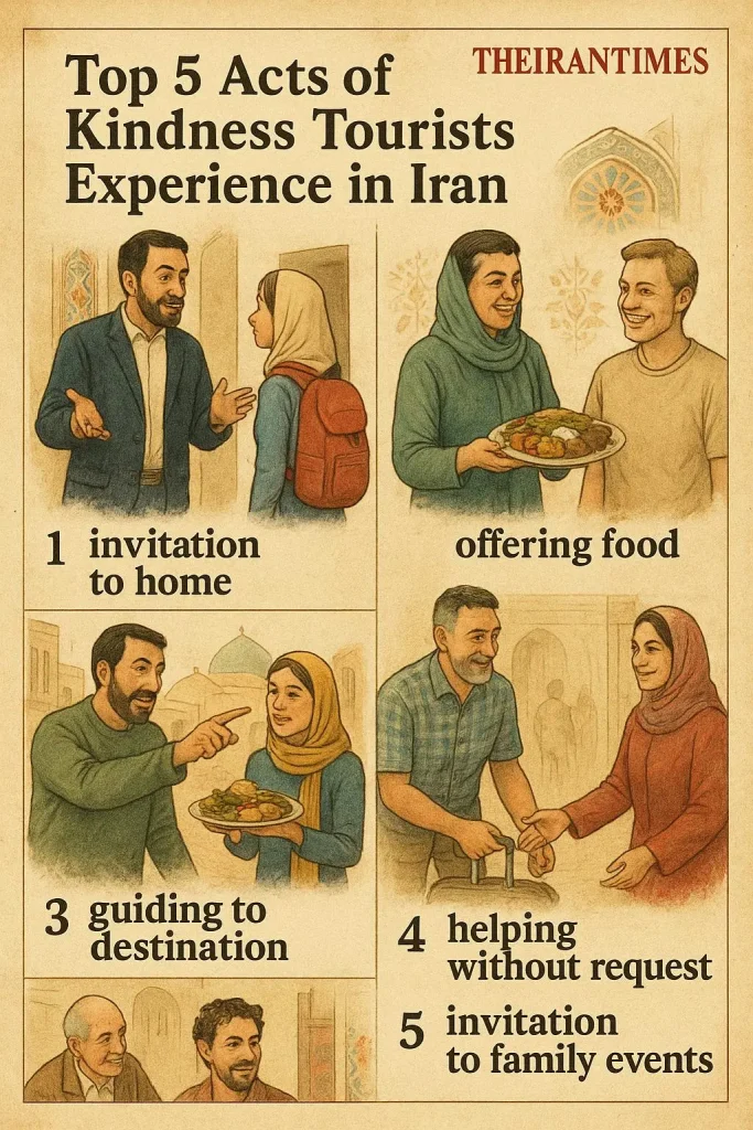 اینفوگرافی مهمان نوازی در ایران